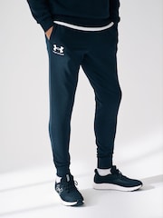 Under Armour Black UA Rival Terry Joggers - Image 1 of 6