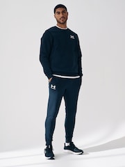 Under Armour Black UA Rival Terry Joggers - Image 2 of 6
