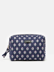 Joules Lillia Navy/Pink Floral Wash Bag - Image 1 of 4