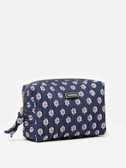 Joules Lillia Navy/Pink Floral Wash Bag - Image 3 of 4