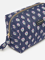 Joules Lillia Navy/Pink Floral Wash Bag - Image 4 of 4