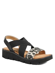 Pavers Wide Fit Elasticated Fashionable Sandals - Imagen 1 de 5