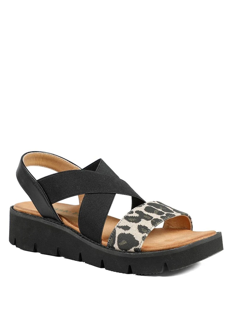 Pavers Wide Fit Elasticated Fashionable Sandals - Imagen 1 de 5