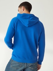 Under Armour Blue UA Rival Fleece FZ Hoodie - Image 3 of 6