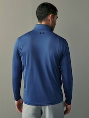 Under Armour Blue Golf MatchPlay Quarter Zip Sweatshirt - Image 2 of 7