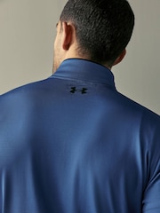 Under Armour Blue Golf MatchPlay Quarter Zip Sweatshirt - Image 5 of 7