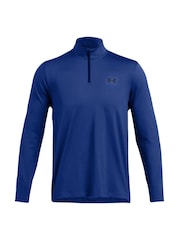 Under Armour Blue Golf MatchPlay Quarter Zip Sweatshirt - Image 6 of 7
