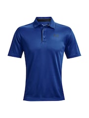 Under Armour Blue Golf Tech Polo Shirt - Image 4 of 6