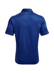 Under Armour Blue Golf Tech Polo Shirt - Image 5 of 6