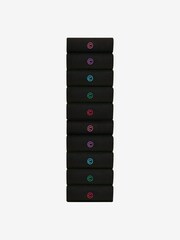 Initial Black Embroidered Lasting Fresh Socks 10 Pack - Image 1 of 11
