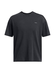 Under Armour Black Logo Wash T-Shirt - Image 3 of 4