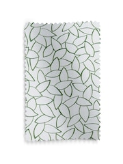 Jasper Conran London Green Pencil Pleat Blackout Mini Leaf Curtain - Image 5 of 5