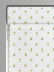 Laura Ashley Gold Wood Violet Made to Measure 100% Cotton Roman Blinds - Image 3 of 6