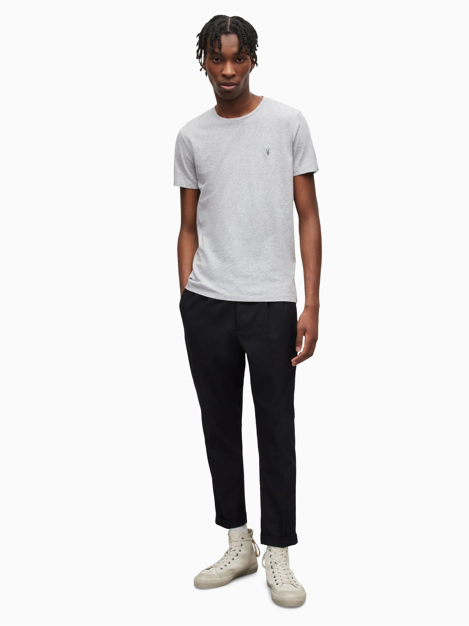 Comprar branco/preto/cinza - Camiseta de manga curta Allsaints