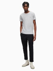AllSaints White/Black/Grey Tonic Crew 100% Cotton T-Shirts 3 Pack - Image 4 of 7