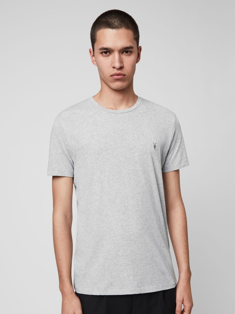 Blanco/negro/gris - Pack de 3 camisetas de algodón 100% con cuello redondo Tonic de AllSaints - Imagen 7 de 7 Blanco/negro/gris - Pack de 3 camisetas de algodón 100% con cuello redondo Tonic de AllSaints - Imagen 7 de 7