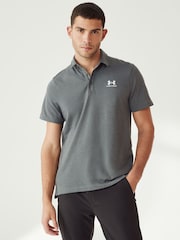 Under Armour Grey Icon Polo Shirt - Image 1 of 7