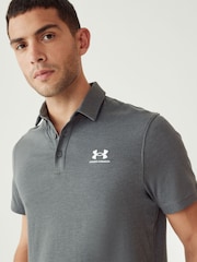 Under Armour Grey Icon Polo Shirt - Image 4 of 7
