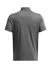Under Armour Grey Icon Polo Shirt - Image 7 of 7
