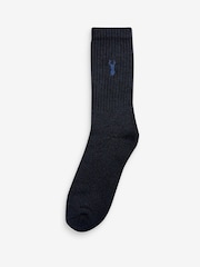 Blue 10 Pack Heavyweight Socks - Image 7 of 11