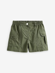 Khaki Green Cargo Utility Shorts (3-16yrs) - Image 7 of 9