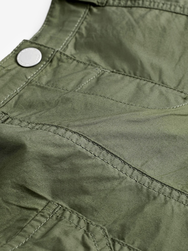 Khaki Green Cargo Utility Shorts (3-16yrs) - Image 9 of 9