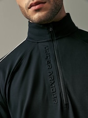 Under Armour Black Golf Storm Midlayer HZ Sweat Top - Image 6 of 9