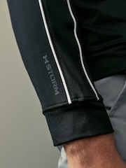 Under Armour Black Golf Storm Midlayer HZ Sweat Top - Image 7 of 9