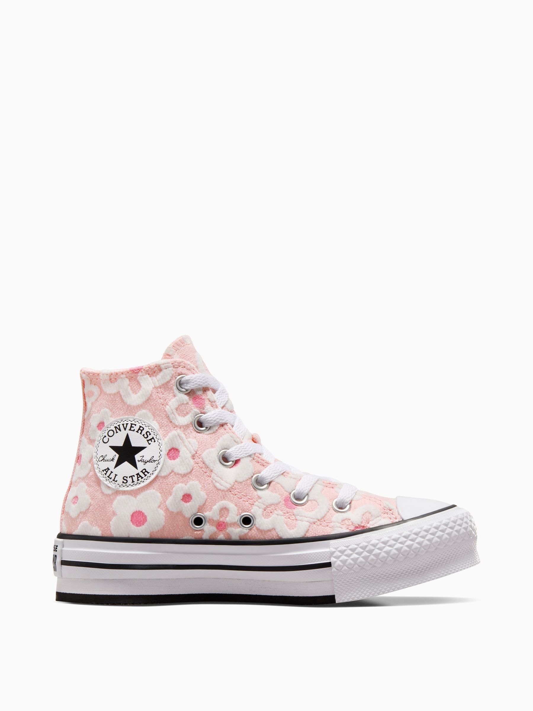 Buy Converse Pink Floral Textured Eva Lift Youth Trainers from Next Germany