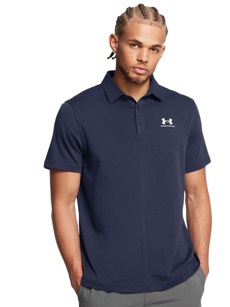 Under Armour Blue Icon Polo Shirt - Image 1 of 4