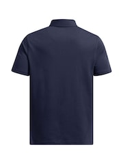 Under Armour Blue Icon Polo Shirt - Image 4 of 4