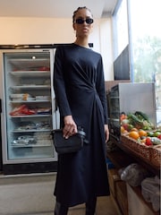 Baukjen Black Ana Twist Front Dress - Image 2 of 5
