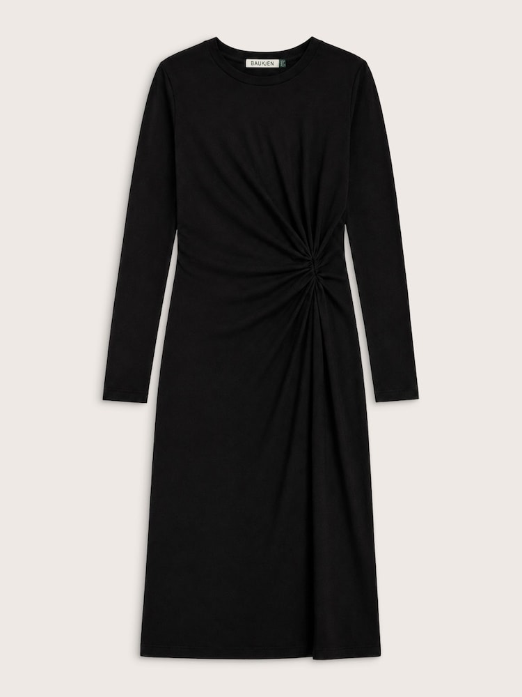 Baukjen Black Ana Twist Front Dress - Image 5 of 5 Baukjen Black Ana Twist Front Dress - Image 5 of 5