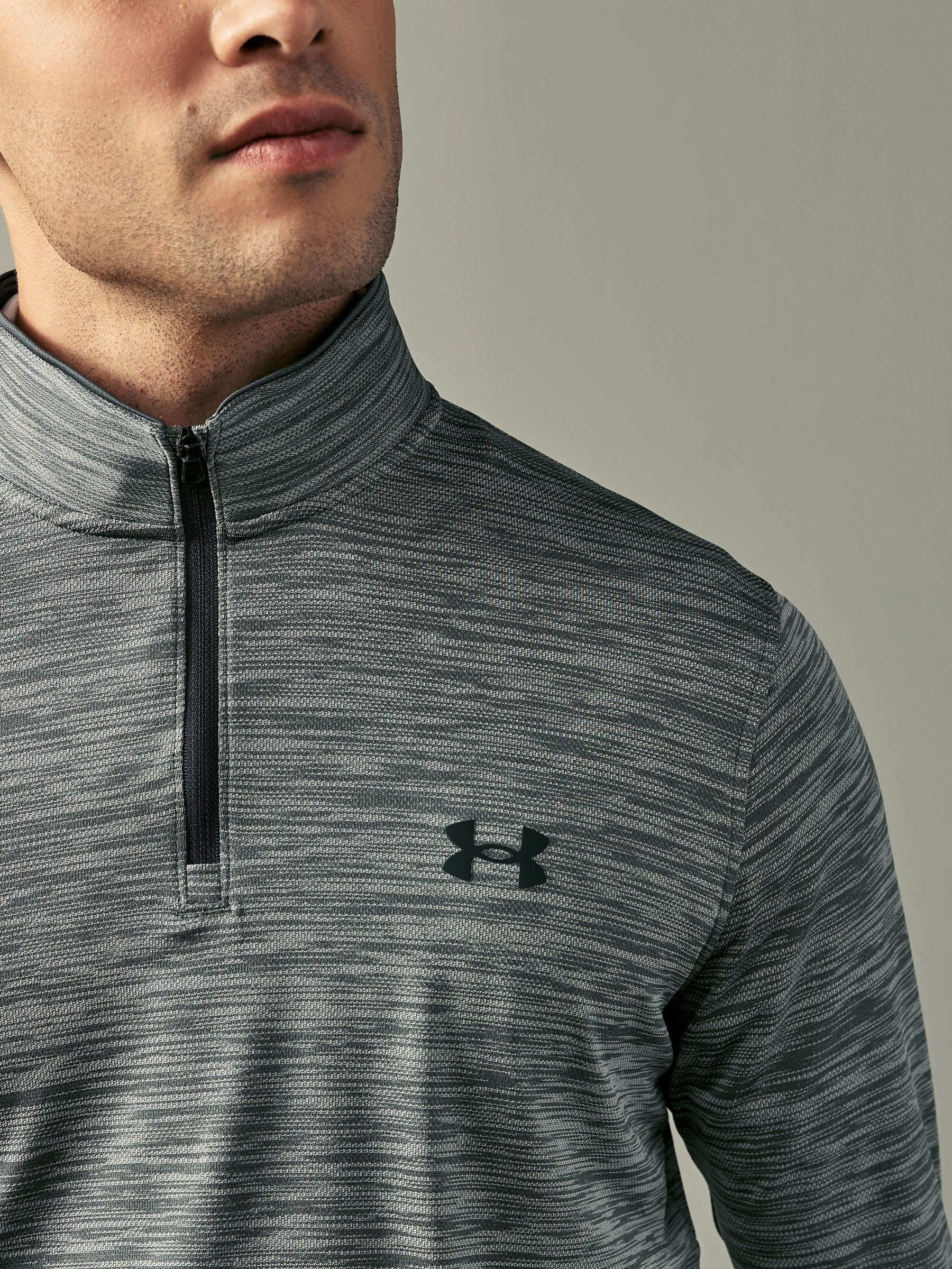 Buy Under Armour Grey Golf MatchPlay Quarter Zip Sweatshirt