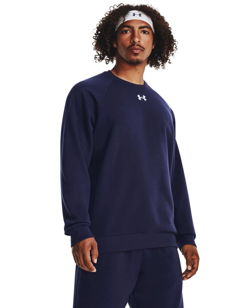 Under Armour Blue Rival Sweatshirt - Image 4 of 6