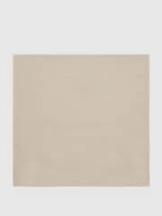 Reiss Stone Liam Polka Dot Silk Pocket Square - Image 4 of 5