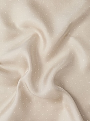 Reiss Stone Liam Polka Dot Silk Pocket Square - Image 5 of 5