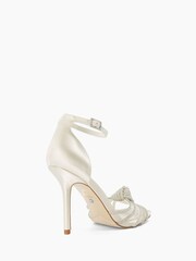 Dune London Cream Morella Crystal Knot Sandals - Image 6 of 7