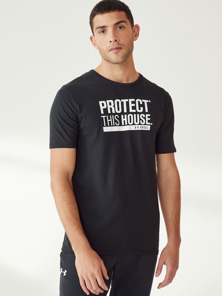 Under Armour Black Protect This House Short Sleeve T-Shirt - Image 1 of 6