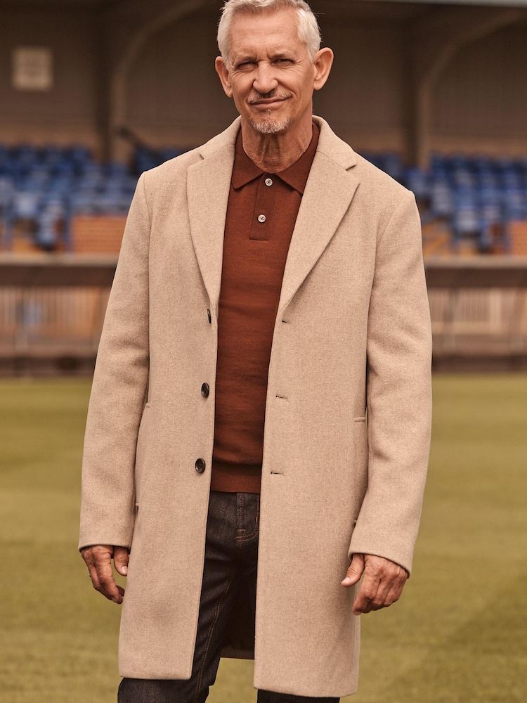 Neutral Epsom Overcoat - Image 1 of 13