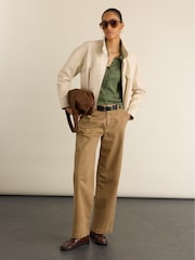 Baukjen Green Kelly Ribbed Button-Down Top - Image 2 of 5