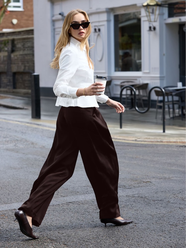 Baukjen White Essi Peplum Shirt - Image 2 of 5 Baukjen White Essi Peplum Shirt - Image 2 of 5