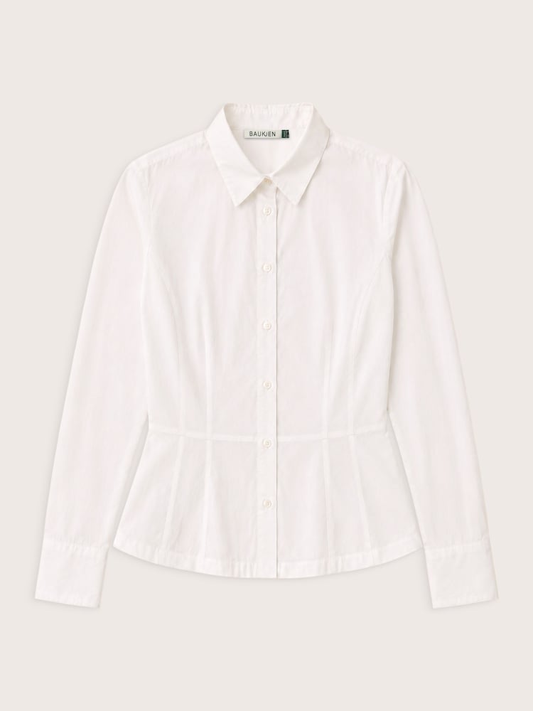 Baukjen White Essi Peplum Shirt - Image 5 of 5 Baukjen White Essi Peplum Shirt - Image 5 of 5