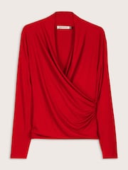 Baukjen Red Gylda Fixed Wrap Top - Image 3 of 3