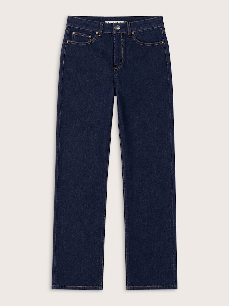 Baukjen Blue Kim Straight Leg Mid Rise Jeans - Image 4 of 4 Baukjen Blue Kim Straight Leg Mid Rise Jeans - Image 4 of 4