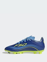 adidas Blue F50 Messi League Firm/Multi-Ground Football Boots - Image 2 of 10