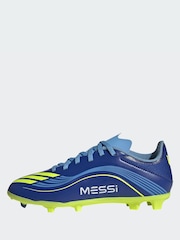 adidas Blue F50 Messi League Firm/Multi-Ground Football Boots - Image 3 of 10