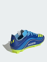 adidas Blue F50 Messi League Firm/Multi-Ground Football Boots - Image 5 of 10