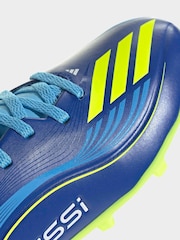 adidas Blue F50 Messi League Firm/Multi-Ground Football Boots - Image 9 of 10