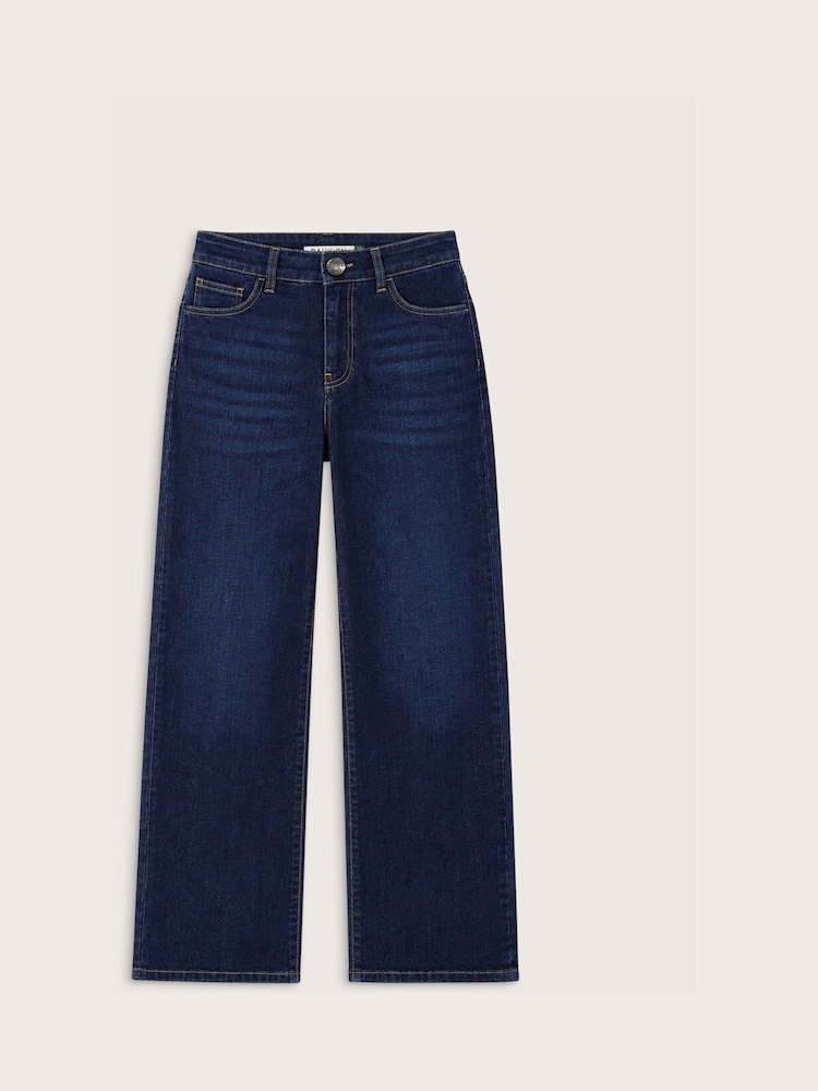Baukjen Blue Marta Wide Leg High Waist Jeans - Image 5 of 5 Baukjen Blue Marta Wide Leg High Waist Jeans - Image 5 of 5